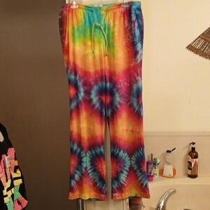 St. John's Bay Multicolor Tie-Dye‎ Pants. Sz.M